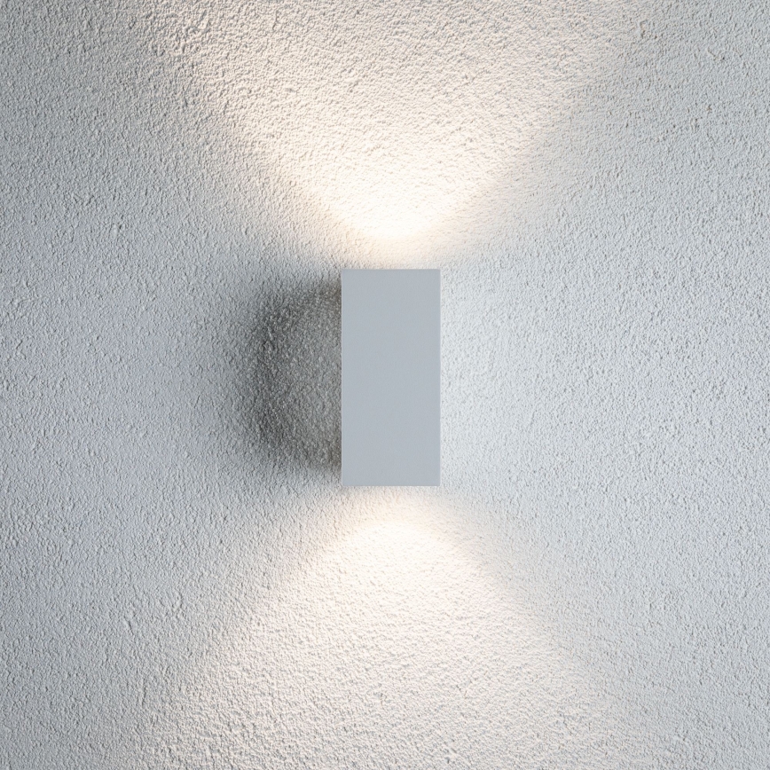 Paulmann 94330 - 2xLED/2,8W IP44 Spoljašnja zidna lampa FLAME 230V bela