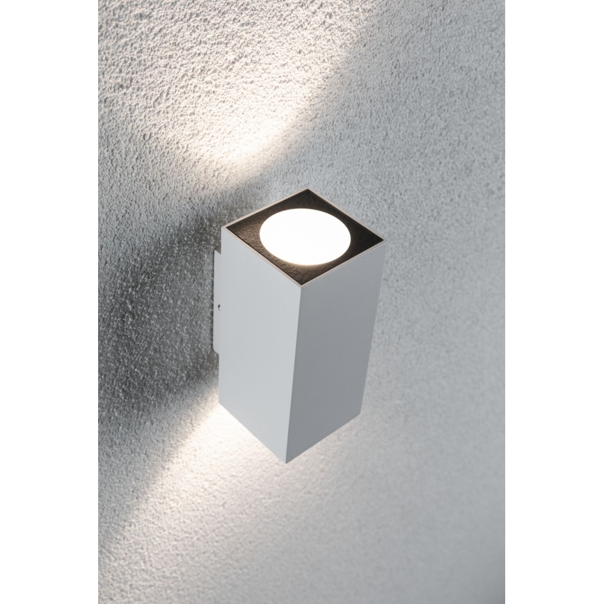 Paulmann 94330 - 2xLED/2,8W IP44 Spoljašnja zidna lampa FLAME 230V bela