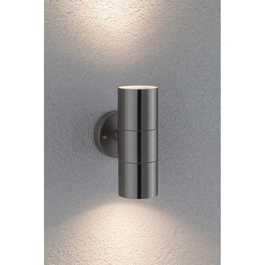 Paulmann 94331 - 2xGU10/10W IP44 Spoljašnja zidna lampa FLAME 230V