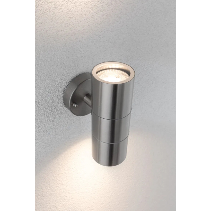 Paulmann 94331 - 2xGU10/10W IP44 Spoljašnja zidna lampa FLAME 230V