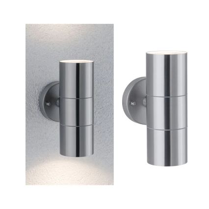 Paulmann 94331 - 2xGU10/10W IP44 Spoljašnja zidna lampa FLAME 230V