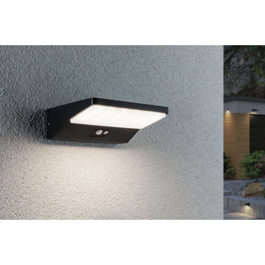 Paulmann 94333 - LED/7,4W IP44 Spoljašnja zidna lampa sa senzorom HOUSE 230V