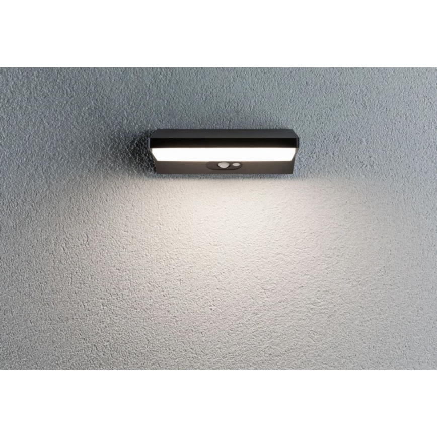 Paulmann 94333 - LED/7,4W IP44 Spoljašnja zidna lampa sa senzorom HOUSE 230V
