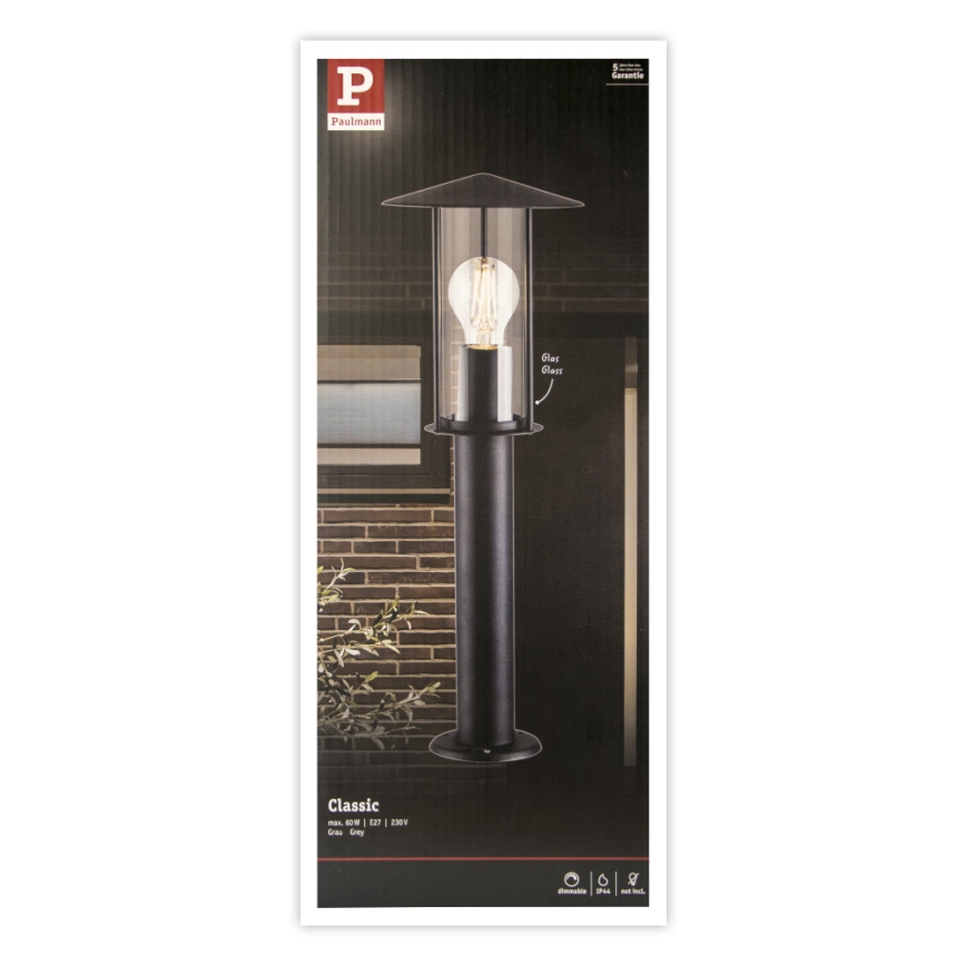 Paulmann 94397 - 1xE27/60W IP44 Spoljašnja lampa CLASSIC 230V