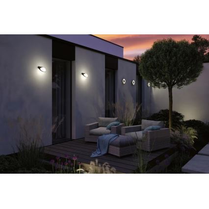 Paulmann 94401 - LED/10W IP44 Spoljašnja zidna lampa SPHERE 230V