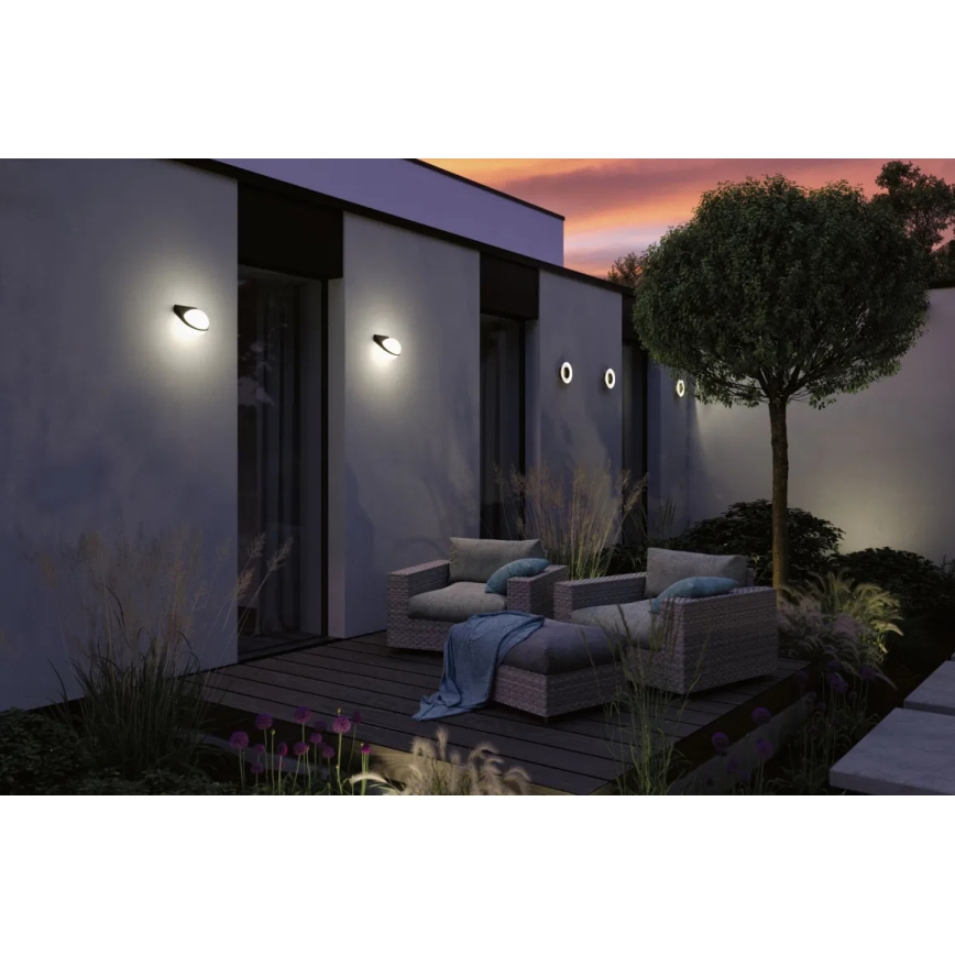 Paulmann 94401 - LED/10W IP44 Spoljašnja zidna lampa SPHERE 230V