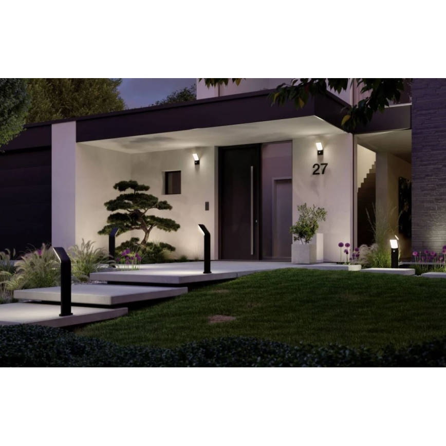 Paulmann 94403 - LED/10W IP44 Spoljašnja lampa sa senzorom ADYA 230V