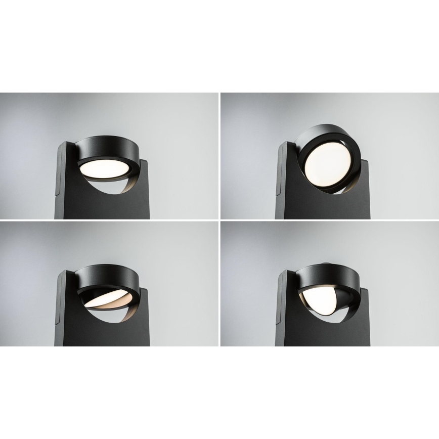 Paulmann 94406 - LED/8W IP44 Spoljašnja zidna lampa SWIVEA 230V