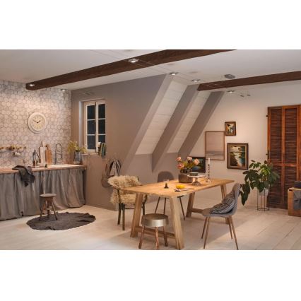 Paulmann 94420 - Komplet 5x LED/4,5 W spotova za sajlni sistem MAC 230 V, mat hrom