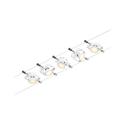 Paulmann 94432 - Set 5xGU5,3/10W Reflektorska lampa za šinski sastav MAC 230V bela