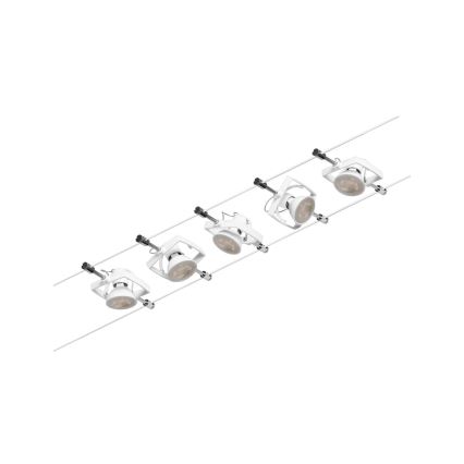 Paulmann 94432 - Set 5xGU5,3/10W Reflektorska lampa za šinski sastav MAC 230V bela