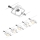 Paulmann 94432 - Set 5xGU5,3/10W Reflektorska lampa za šinski sastav MAC 230V bela