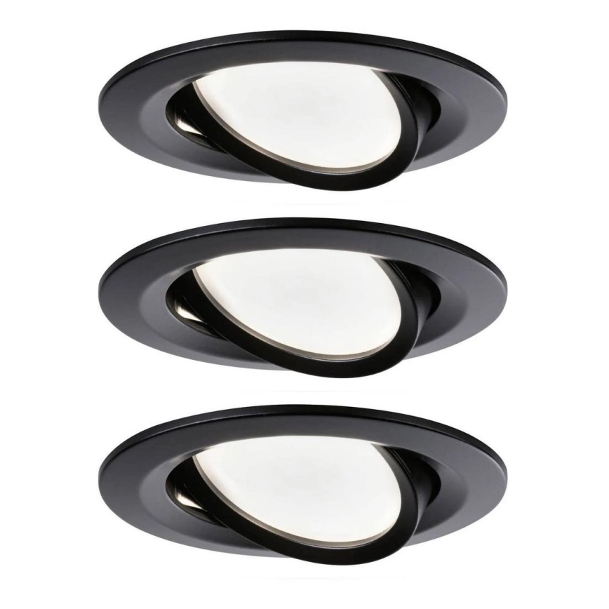 Paulmann 94471 - Set 3xLED/6W IP23 ugradbena lampa za kupatilo NOVA 230V