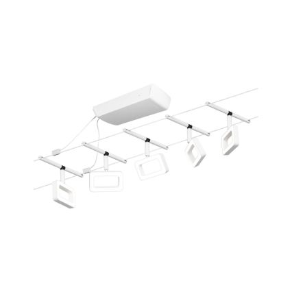 Paulmann 94483 - Set 5xLED/4,8W Reflektorska lampa za šinski sastav FRAME 230V bela