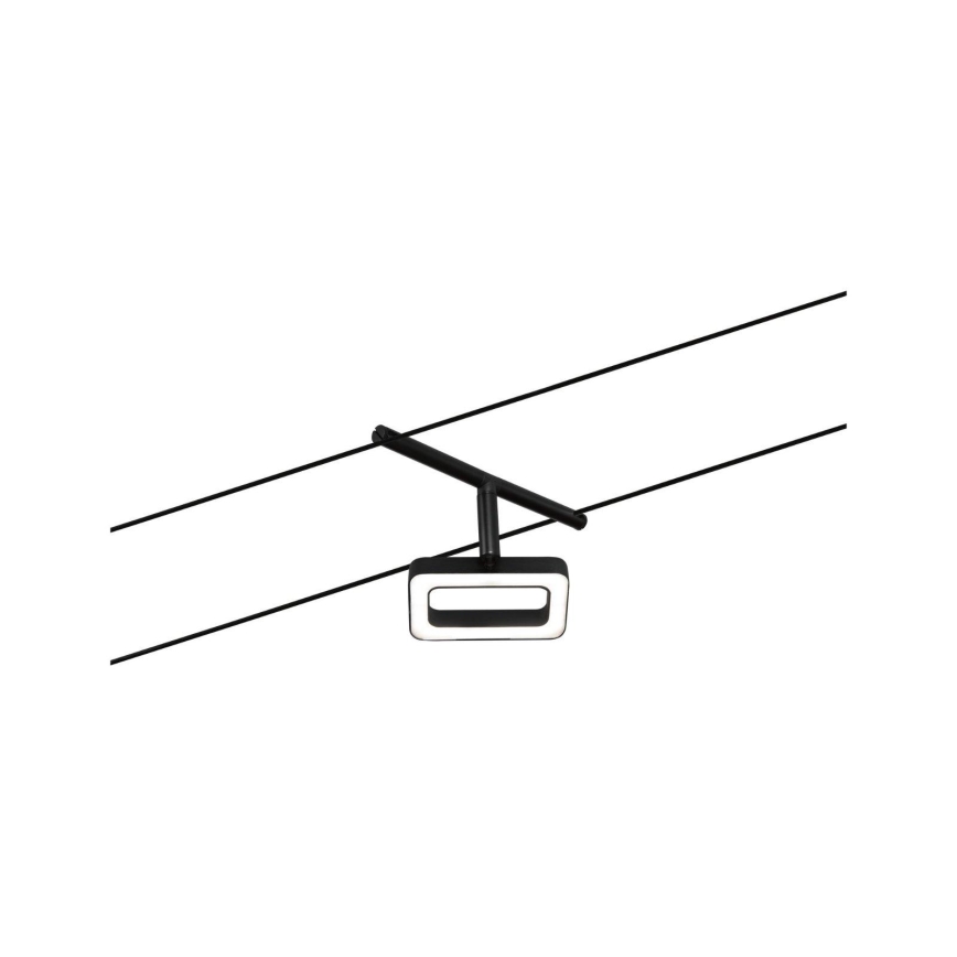 Paulmann 94485 - Set 5xLED/4,8W Reflektorska lampa za šinski sastav FRAME 230V crno