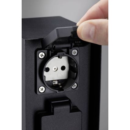 Paulmann 94657 - Spoljni stub sa utičnicama RIO 2U SCHUKO 230V IP44