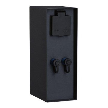 Paulmann 94700 - Spoljni stub sa utičnicama RIO 2U SCHUKO 230V IP44