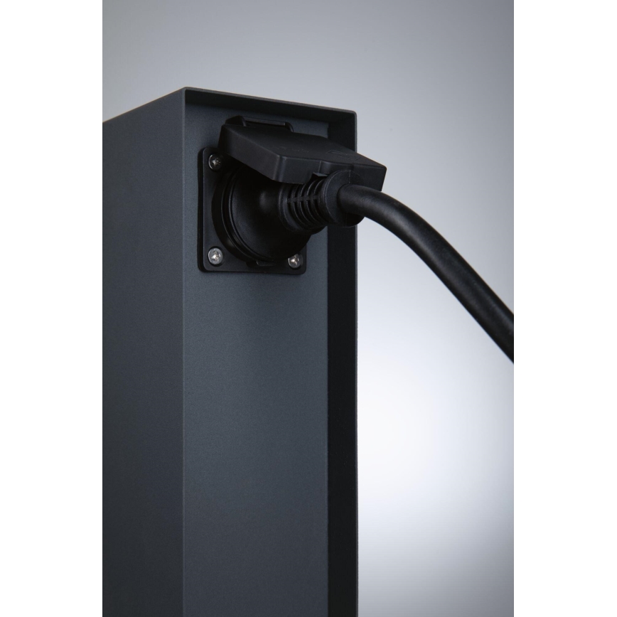 Paulmann 94700 - Spoljni stub sa utičnicama RIO 2U SCHUKO 230V IP44