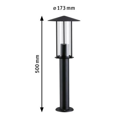 Paulmann 94737 - LED 1xE27/4,3W IP44 Spoljašnja lampa CLASSIC 230V