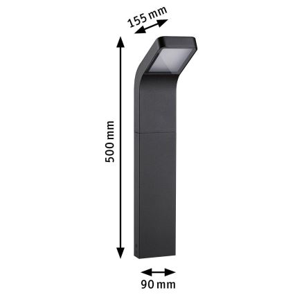 Paulmann 94746 - LED/7,5W IP44 Spoljašnja lampa KULMA 230V