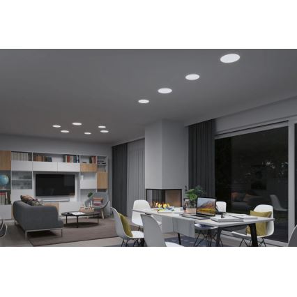 Paulmann 95386 - LED/15W IP44 Prigušiva ugradbena lampa za kupatilo SMART VELUNA 230V