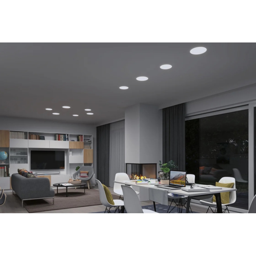 Paulmann 95386 - LED/15W IP44 Prigušiva ugradbena lampa za kupatilo SMART VELUNA 230V