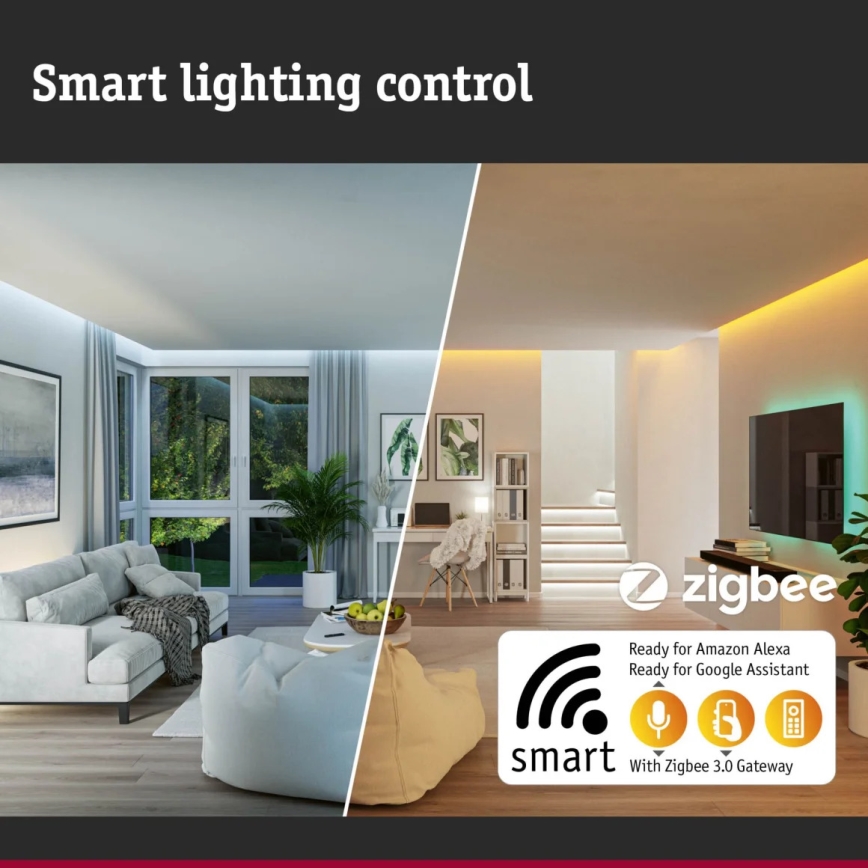 Paulmann 95386 - LED/15W IP44 Prigušiva ugradbena lampa za kupatilo SMART VELUNA 230V