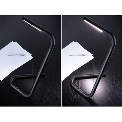Paulmann 95424 - LED/4,5W prigušiva stona lampa na dodir FLEXLINK 5V/USB 4400 mAh crna
