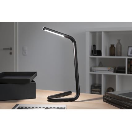 Paulmann 95424 - LED/4,5W prigušiva stona lampa na dodir FLEXLINK 5V/USB 4400 mAh crna