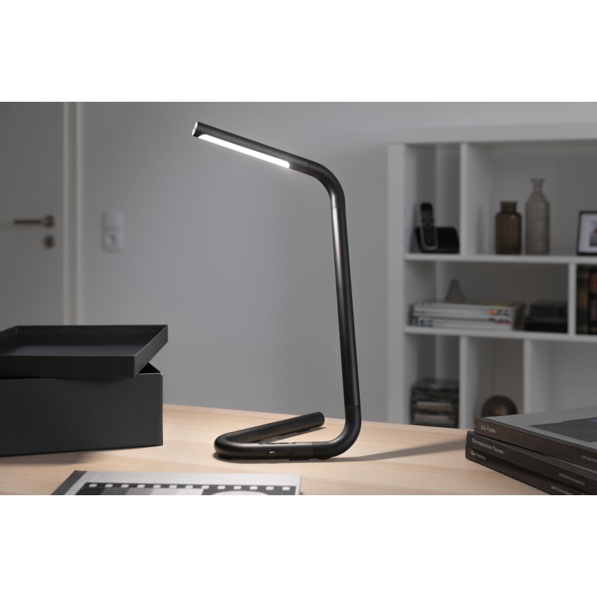 Paulmann 95424 - LED/4,5W prigušiva stona lampa na dodir FLEXLINK 5V/USB 4400 mAh crna
