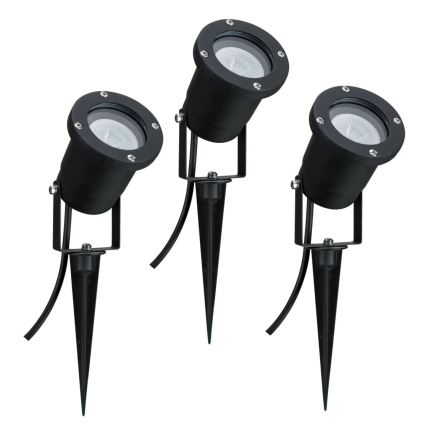 Paulmann 98897 - Set 3xLED GU10/3,5W IP65 Spoljašnja lampa 230V