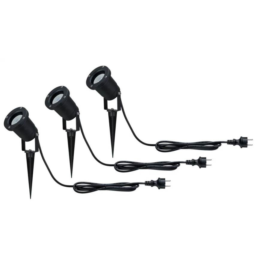 Paulmann 98897 - Set 3xLED GU10/3,5W IP65 Spoljašnja lampa 230V