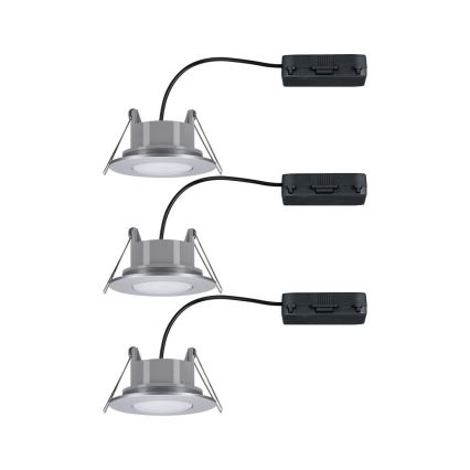Paulmann 99933 - SET 3x LED/5,2W IP65 prigušiva ugradna kupatilska svetla 230V