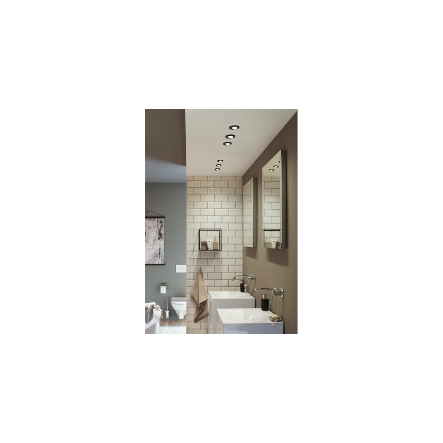 Paulmann 99991 - Set 3xLED/6W IP65 ugradbena lampa za kupatilo CALLA 230V