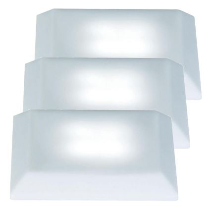 Paulmann - Nice Price 3629 - Set 3xLED/0,3W IP44 Ugradbena podna lampa 12V