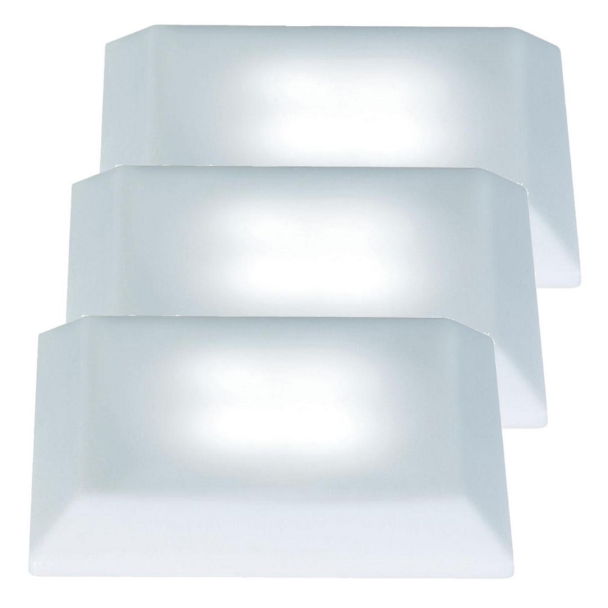 Paulmann - Nice Price 3629 - Set 3xLED/0,3W IP44 Ugradbena podna lampa 12V