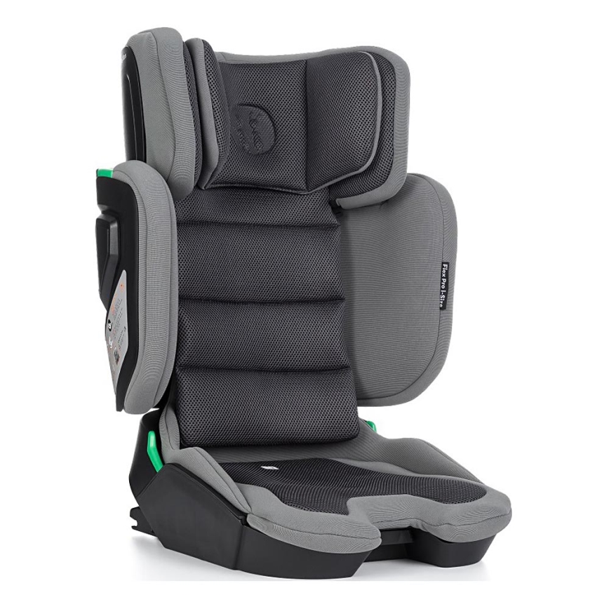 PETITE&MARS - Auto sedište FLEX PRO i-Size 100-150 cm (15-36 kg) sivo