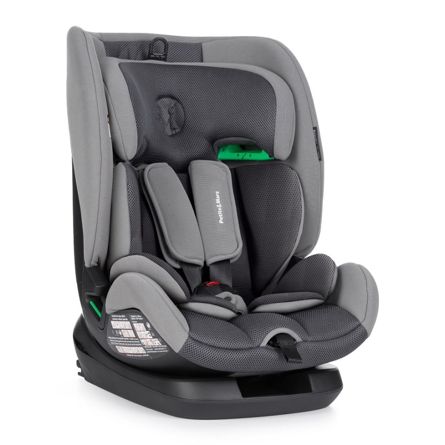 PETITE&MARS - Auto sedište PRIME PRO i-Size 76-150 cm (9-36 kg) sivo