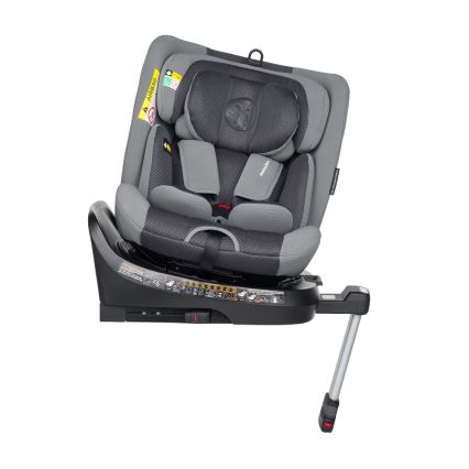PETITE&MARS - Auto sedište TWISTGUARD PRO i-Size 40-150 cm (0-36 kg) sivo