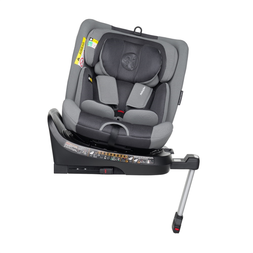 PETITE&MARS - Auto sedište TWISTGUARD PRO i-Size 40-150 cm (0-36 kg) sivo