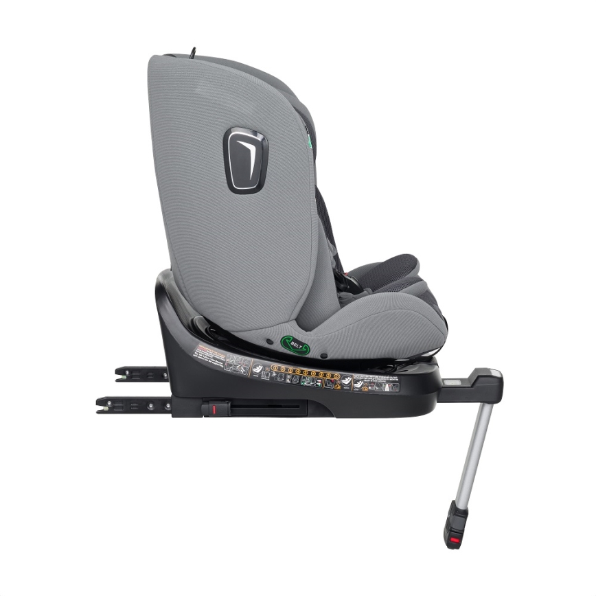 PETITE&MARS - Auto sedište TWISTGUARD PRO i-Size 40-150 cm (0-36 kg) sivo