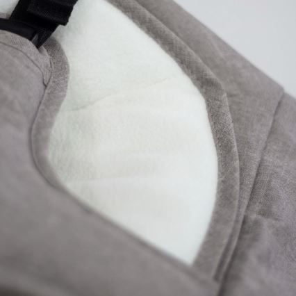 PETITE&MARS - Dečija ležaljka CALMY siva