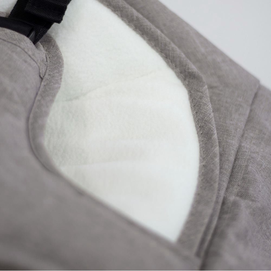 PETITE&MARS - Dečija ležaljka CALMY siva