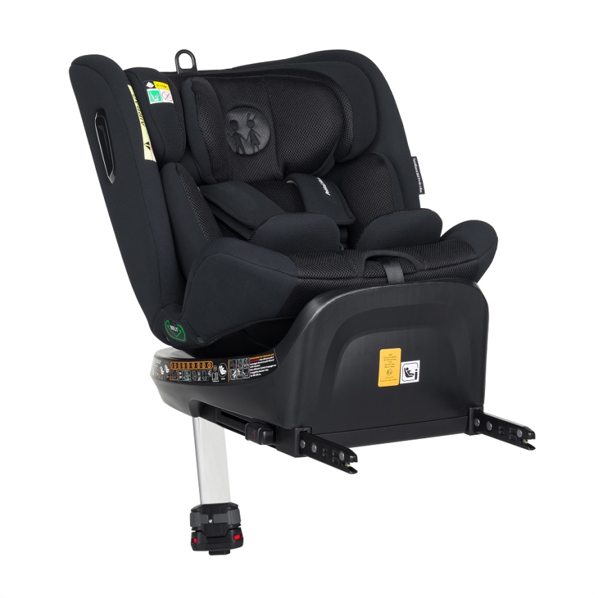 PETITE&MARS - Dečije autosedište TWISTGUARD PRO i-Size 40-150 cm (0-36 kg) crno