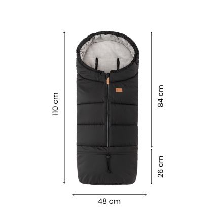 PETITE&MARS - Dečiji fusak 3u1 JIBOT svetlosiva