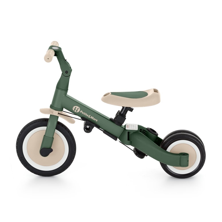 PETITE&MARS - Dečiji tricikl 5u1 TURBO Misty Green