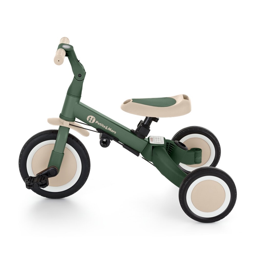 PETITE&MARS - Dečiji tricikl 5u1 TURBO Misty Green