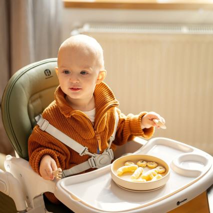 PETITE&MARS - Dečja trpezarijska stolica GUSTO zelena