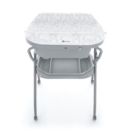 PETITE&MARS - Komoda za presvlačenje sa kadicom SPA 3u1 siva