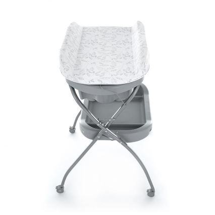 PETITE&MARS - Komoda za presvlačenje sa kadicom SPA 3u1 siva